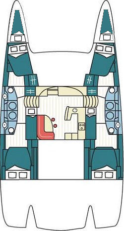 Salina 48 Yacht Layout