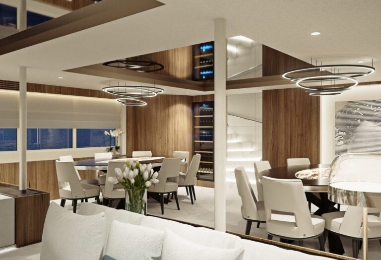 Salon With Dining Area