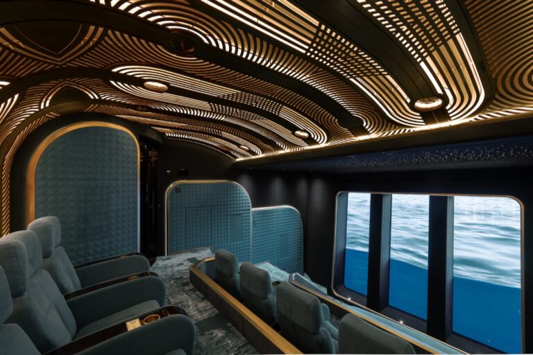 Salon With Under Water Views
