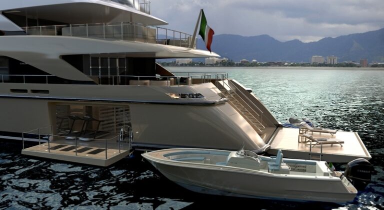 Sanlorenzo 60 STEEL superyacht and tender