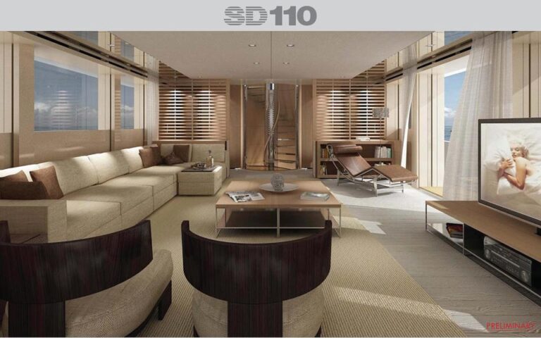 Sanlorenzo SD110 superyacht Saloon