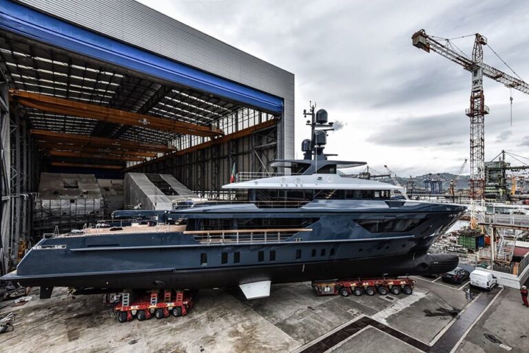 Sanlorenzo launched the third 460EXP motor yacht Ocean's Four