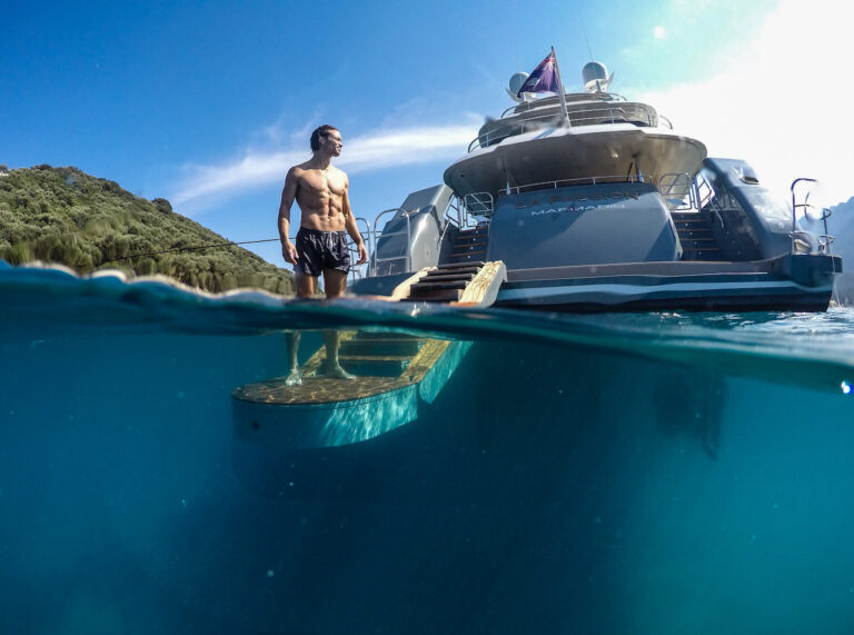 Sarp Yachts motor yacht LA PASSION. Photo courtesy of Jeff Brown