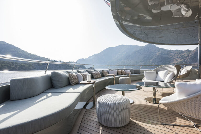 Savannah by Feadship - Owners Deck Aft - Photo Jeff Brown -Turkey