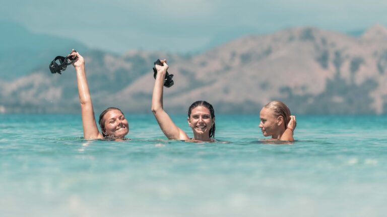 Enjoying some diving