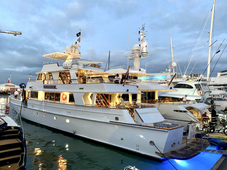 Sea Breeze Yacht In The Evening