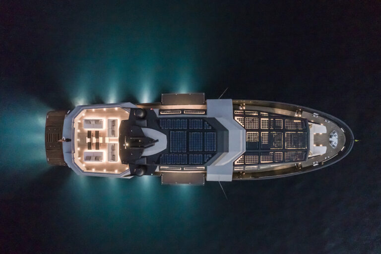 Sea Coral II Aerial By Night