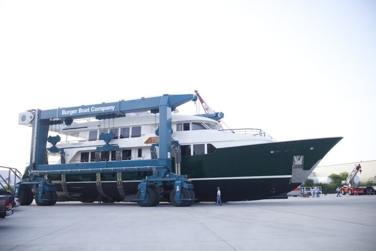 Sea Owl Mega Yacht at her launch in 2010