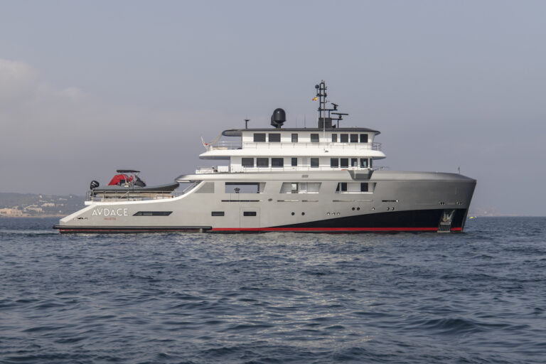 Side View At Anchor