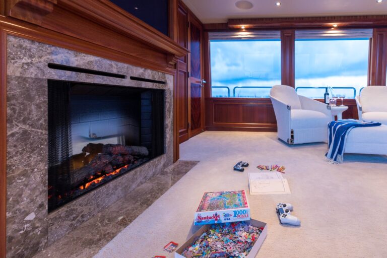 Skylounge Games And Fireplace