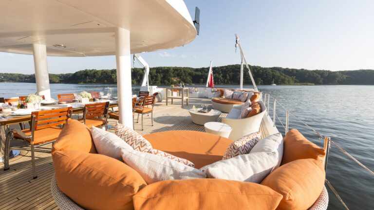 Spacious Aft Deck With Seating