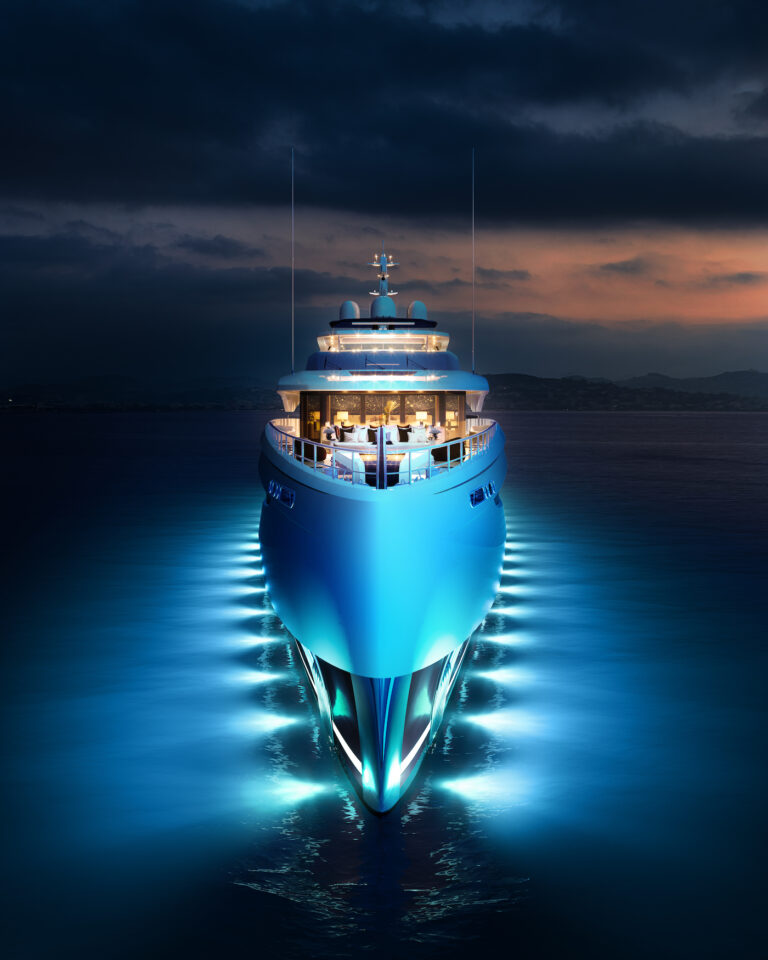 Sparta Yacht Front View