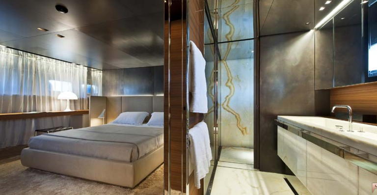 Stateroom on the SL 100 New superyacht