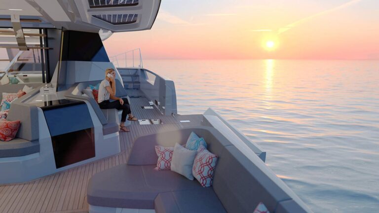 Stern Seating Platform Render