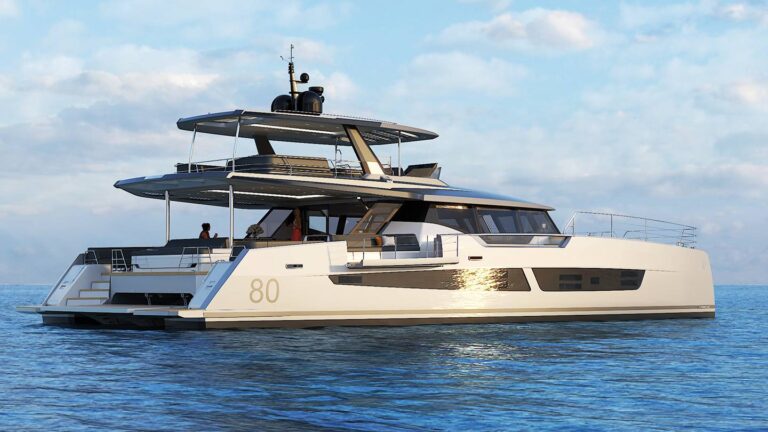 Stern View During Sunset Render