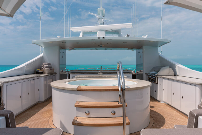 Sun Deck Jacuzzi - Photo Credit Ocean Air Media