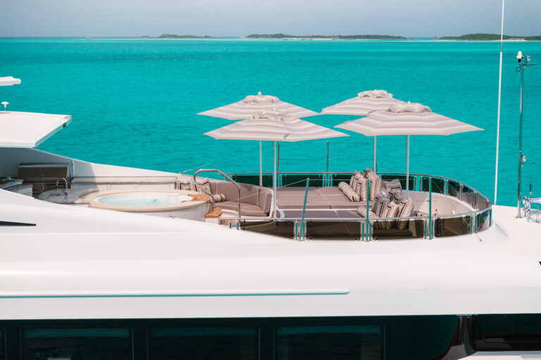 Sun Deck View, Forward With Jacuzzi - Photo Credit Ocean Air Media