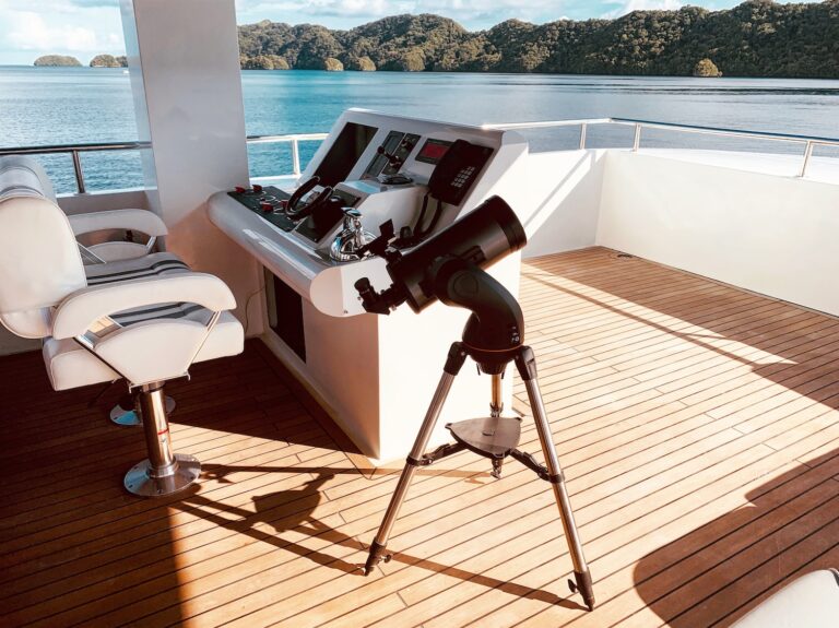 Sun Deck Helm Station