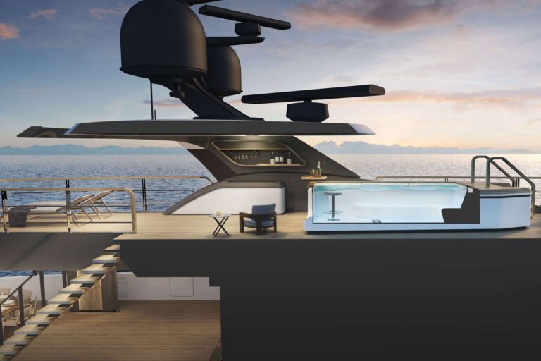 Sun Deck Jacuzzi Detail View