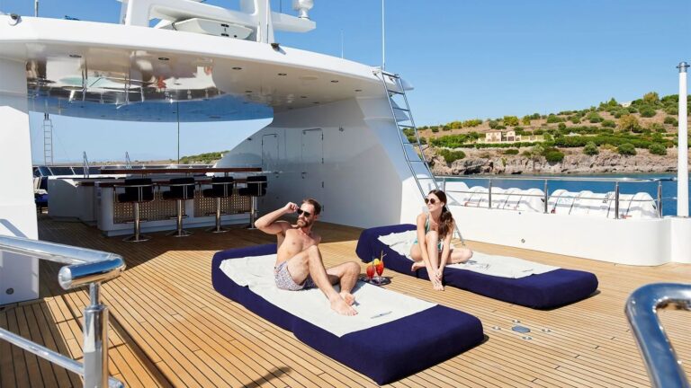 Sun Pads On The Sun Deck