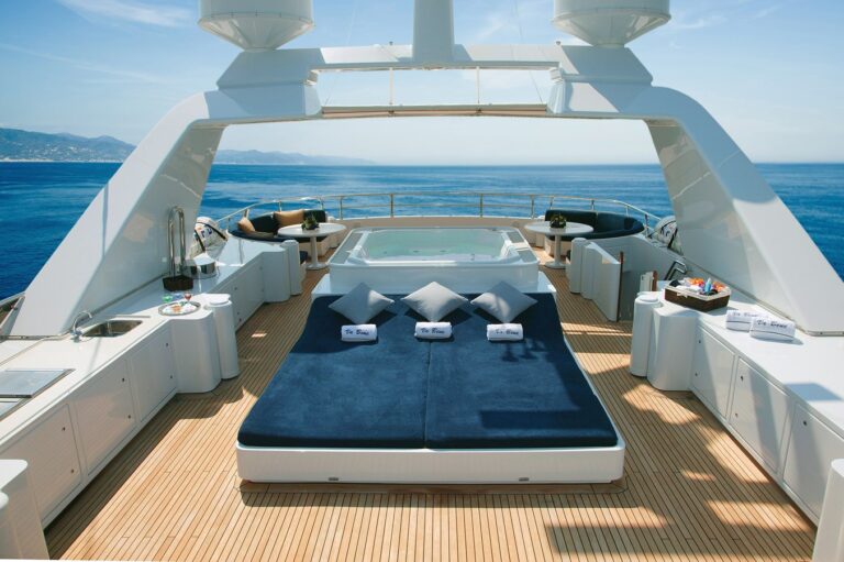Sundeck Loungers And Jacuzzi