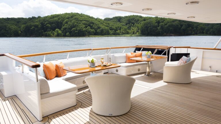Sunny Aft Deck Seating