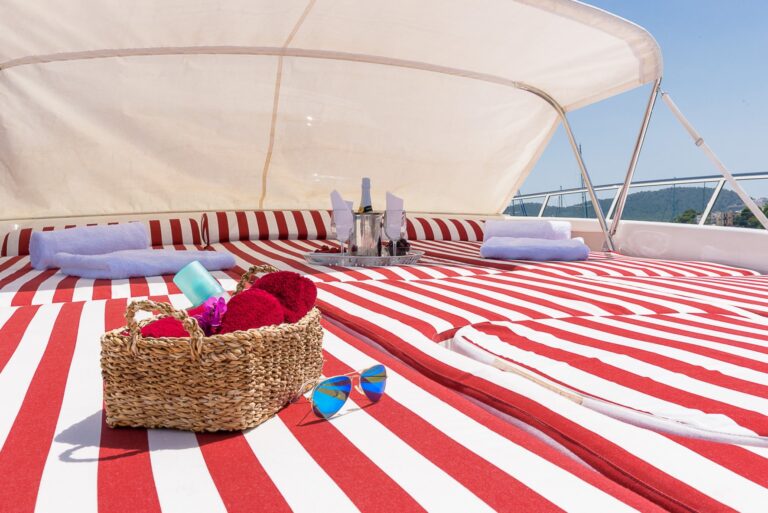 Sunpads On The Foredeck
