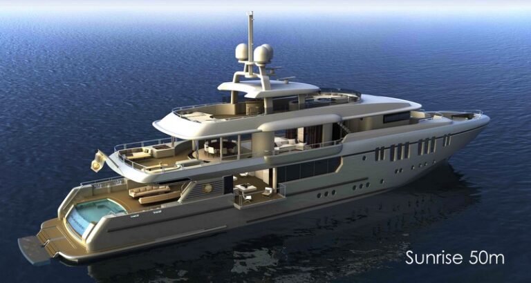 Sunrise 50 Yacht - aft view