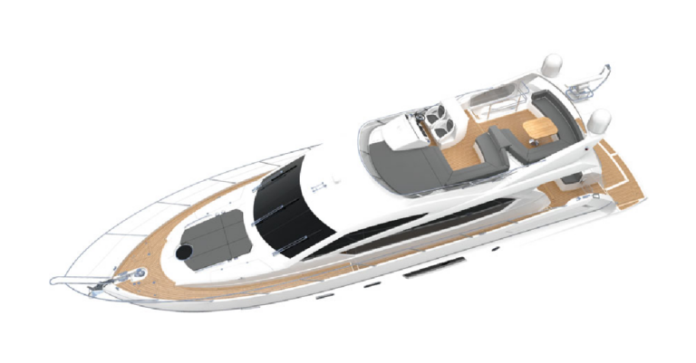 Sunseeker Manahttan 63 SuperYacht - Image courtesy of Sunseeker