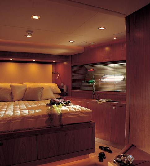 Sunseeker Predator 108 Double Guest Cabin