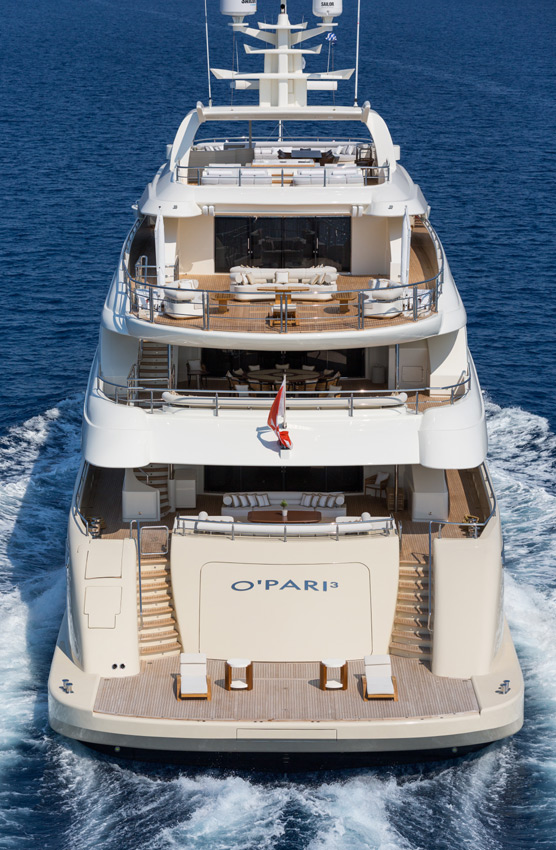 Super Yacht O'PARI3 - Aerial