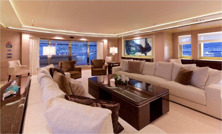 Super Yacht O'PARI3 - Salon