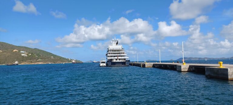 Super Yacht MULTIVERSE At Road Harbour, Tortola, British Virgin Islands -