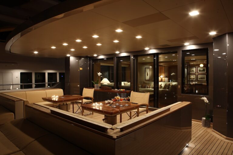 SuperYacht Exuma - photo courtesy of Perini Navi