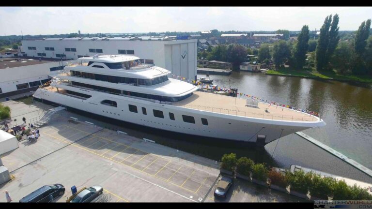 Superyacht AQUARIUS at her Launch - image by Feadship 24
