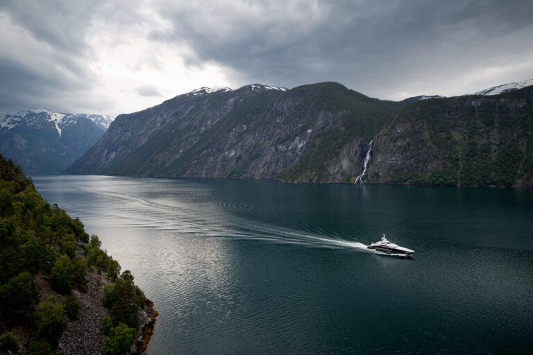 Superyacht Ann G Cruising The Waters Of Norway