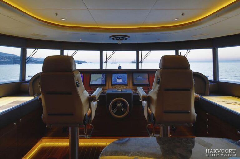 Superyacht Apostrophe - Wheelhouse