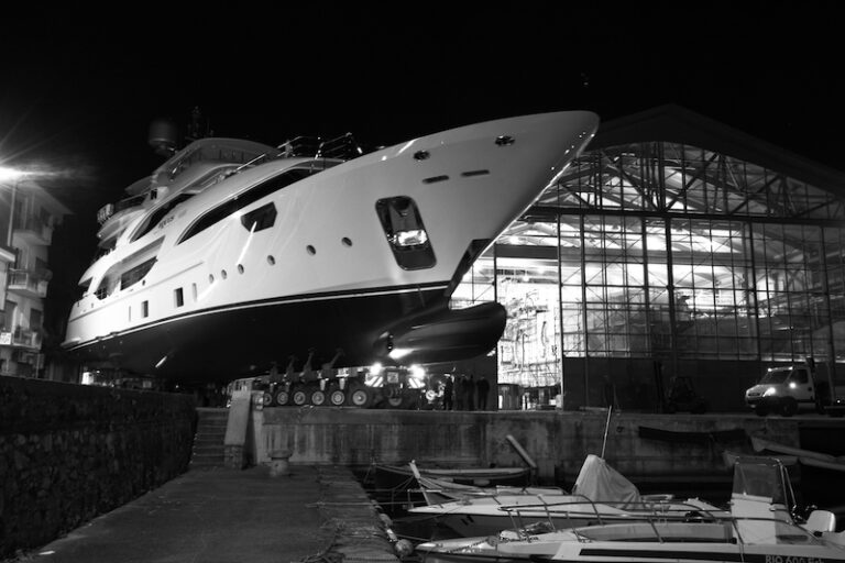 Superyacht EQUUS at lauch - photo by Benetti