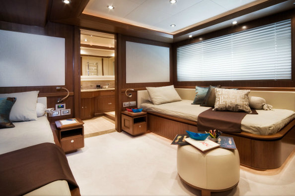 Superyacht EVIVA - Twin Cabin