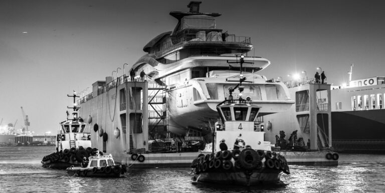 Superyacht GO At Her Launch - Turquoise Yachts