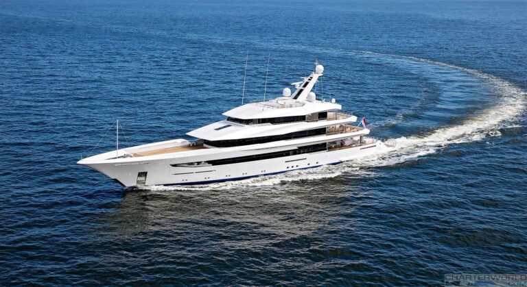 Superyacht Joy on her sea trial - image copyright Feadship