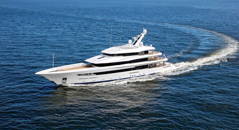 Superyacht Joy on her sea trial - image copyright Feadship