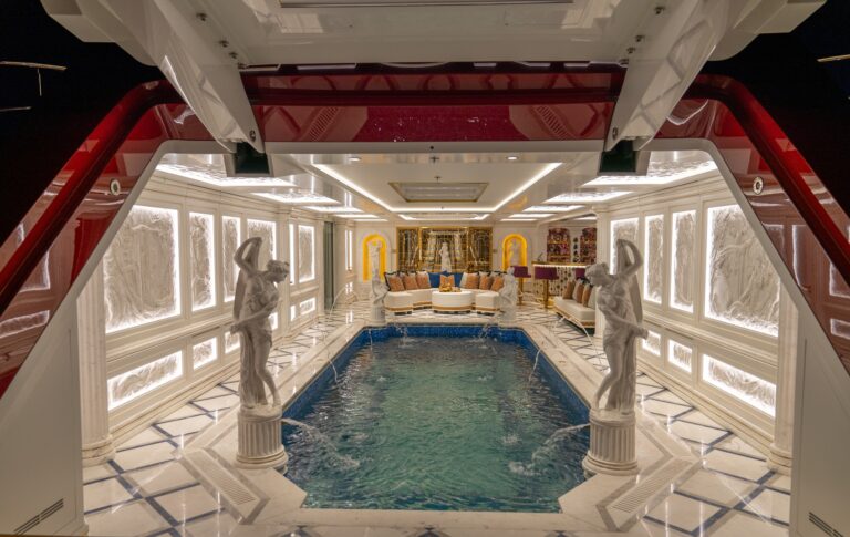 Superyacht LEONA - Opulent Grecian Style Beach Club