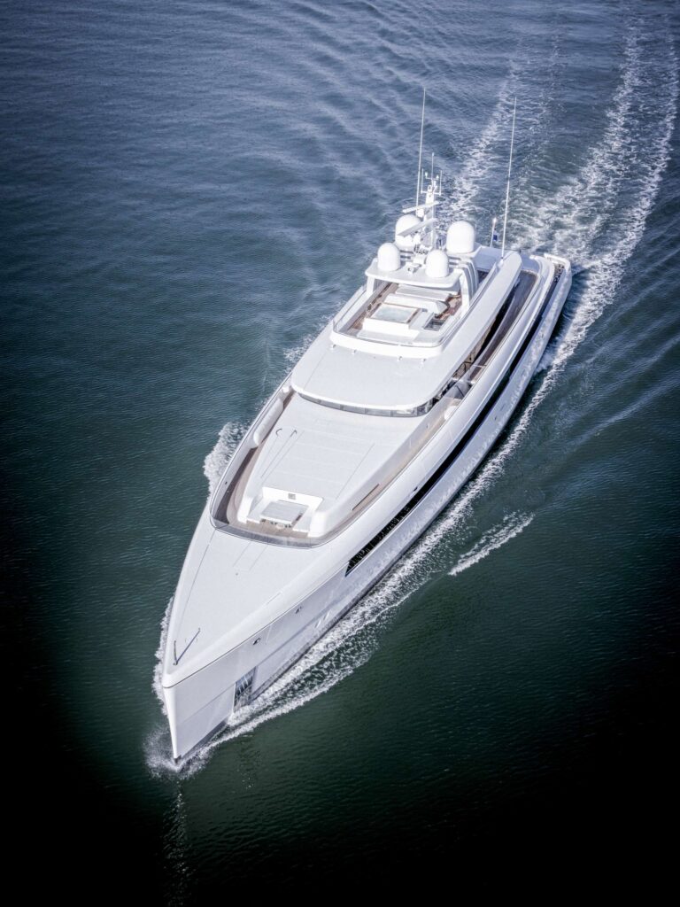 Superyacht Najiba - Aerial View