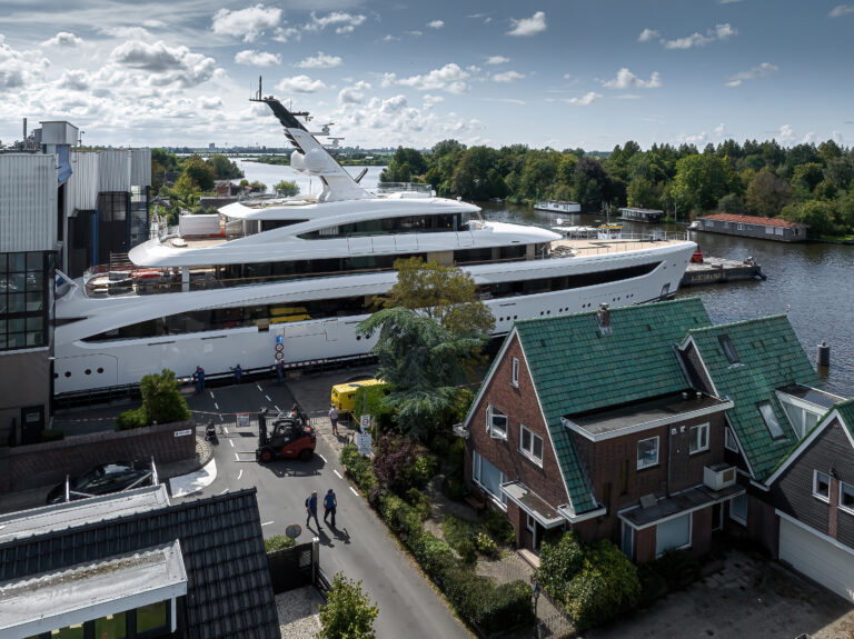 Superyacht PROJECT 822 With Mast Attached