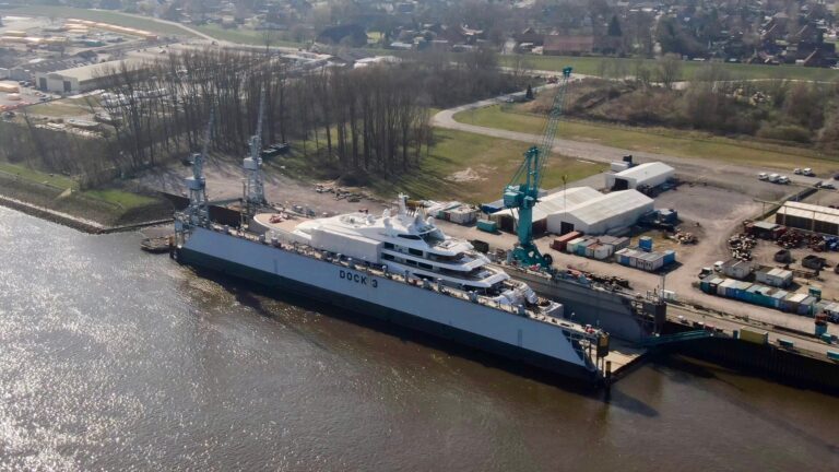 Superyacht Quantum Blue At Lurssen