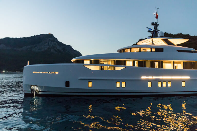 Superyacht Virgen Del Mar VI At Night