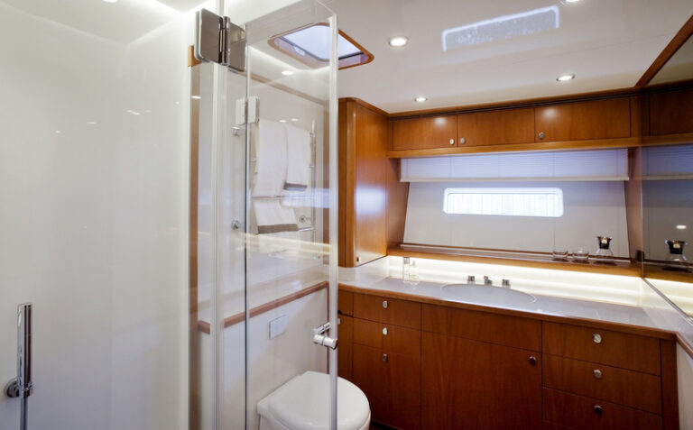 Swan 105 RS Yacht - Bathroom Photo by Nautors Swan and Eva-Stina Kjellman