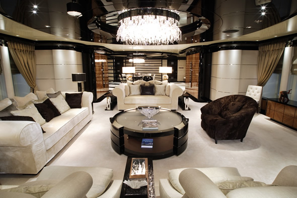 Talisman C superyacht Main Saloon