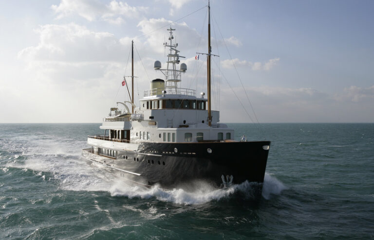 The 42m Superyacht Bystander Credit Stichelbaut JFA